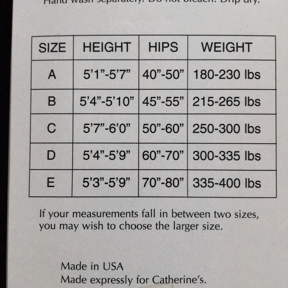Size B Box of Pantyhose